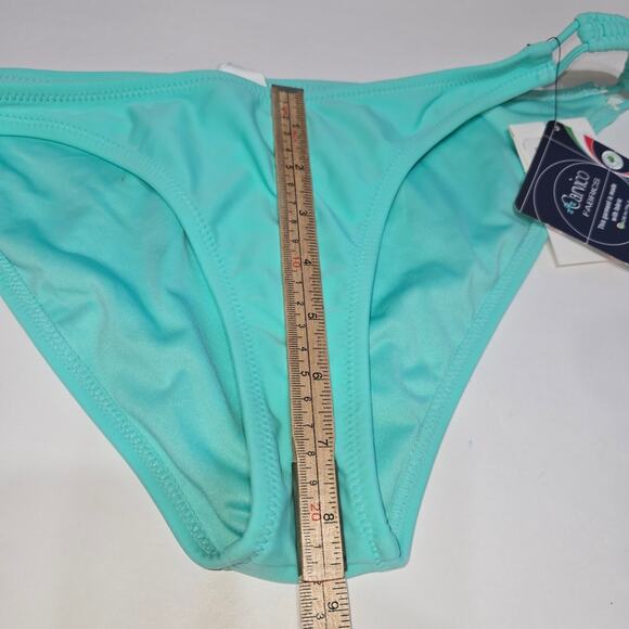 Volcom Womens XL Swimsuit Bikini Bottoms Simply Solid Full Carvico Green Teal - Picture 10 of 14